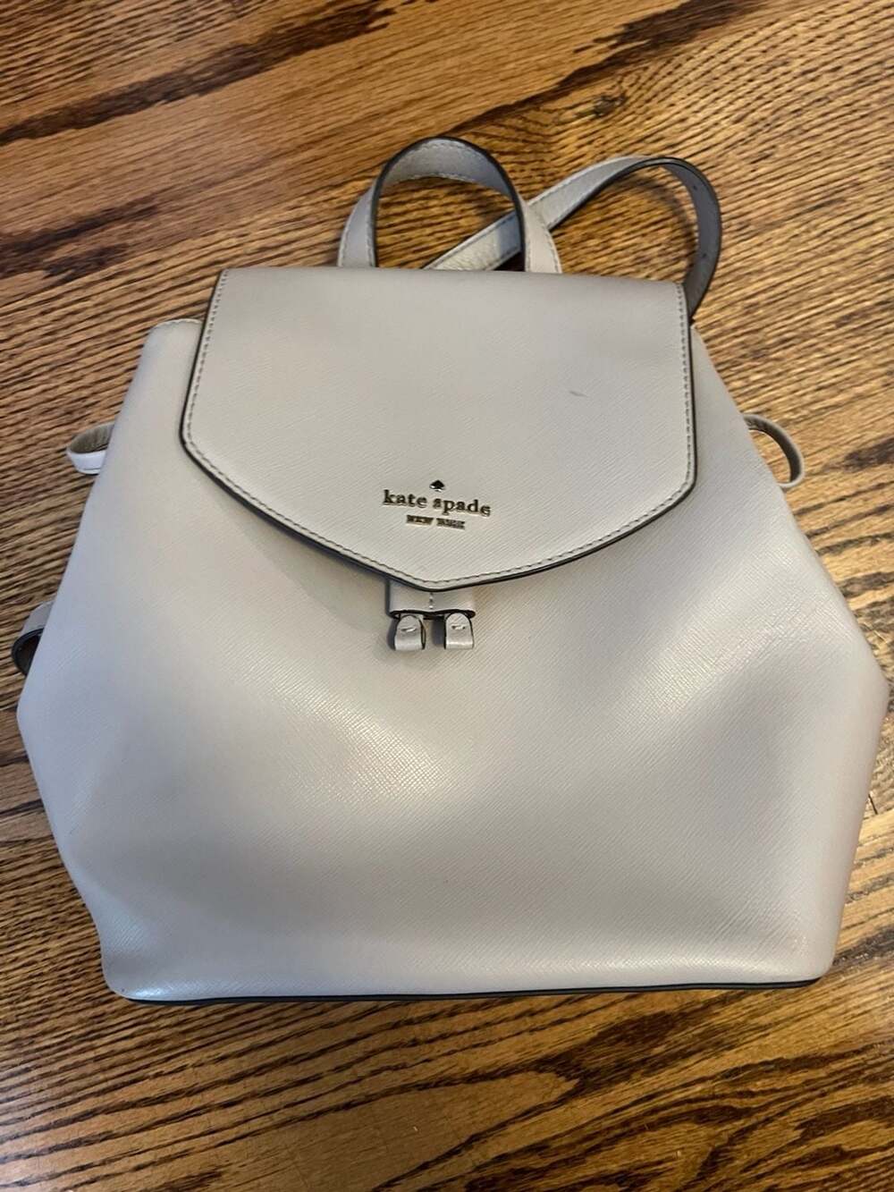 Kate Spade Lizzie Saffiano Leather Medium Flap Backpack